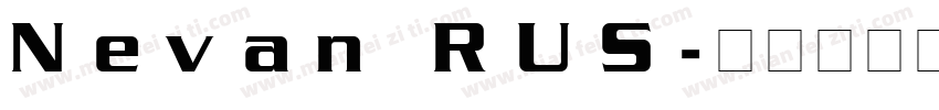Nevan RUS字体转换